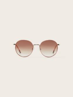 TOM TAILOR Damen Ovale Retro-Sonnenbrille, gold, Gr. ONESIZE von Tom Tailor