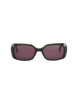 TOM TAILOR Damen-Sonnenbrille, grün, Uni, Gr. ONESIZE von Tom Tailor