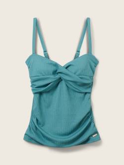 TOM TAILOR Damen Tankini-Top, grün, Uni, Gr. 36C von Tom Tailor