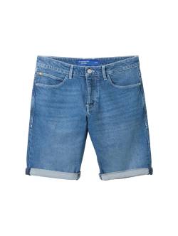 TOM TAILOR Herren Josh Jeans Shorts, blau, Uni, Gr. 32 von Tom Tailor