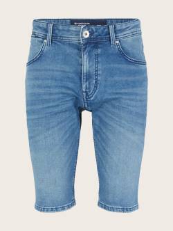 TOM TAILOR Herren Josh Regular Slim Shorts, blau, Gr. 32 von Tom Tailor