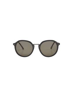 TOM TAILOR Herren Ovale Retro-Sonnenbrille, schwarz, Gr. ONESIZE von Tom Tailor