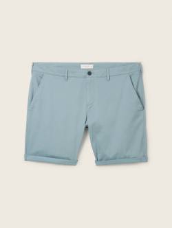 TOM TAILOR Herren Plus - Chino Shorts, grün, Uni, Gr. 40 von Tom Tailor