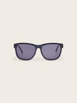 TOM TAILOR Herren Rechteckige Sonnenbrille, blau, Gr. ONESIZE von Tom Tailor