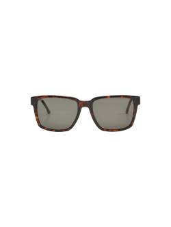 TOM TAILOR Herren Rechteckige Sonnenbrille, braun, Animalprint, Gr. ONESIZE von Tom Tailor