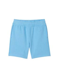 TOM TAILOR Jungen Basic Sweat Shorts, blau, Uni, Gr. 116/122 von Tom Tailor