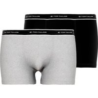 TOM TAILOR Kentucky Pants kurz, 2er Pack, Logo-Bund, für Herren, grau, 6 von Tom Tailor