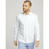 TOM TAILOR Langarmhemd Slim Fit Hemd mit Struktur von Tom Tailor
