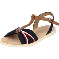 TOM TAILOR Mädchen Schuhe 5371003 Sommer Freizeit Navy Riemchensandale gepolstert von Tom Tailor