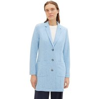 TOM TAILOR Outdoorjacke spring coatigan, fjord blue ck structure von Tom Tailor