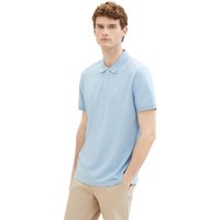 TOM TAILOR Poloshirt Polo Shirt mit Logostickerei BASIC POLO WITH CONTRAST 5325 in Blau-2 von Tom Tailor