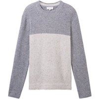 TOM TAILOR Strickpullover nep structured crewneck knit von Tom Tailor