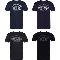 Tom Tailor Herren Rundhals T-Shirt Regular Fit 4er Pack von Tom Tailor