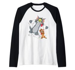 Tom and Jerry T-Shirt mit lustigem Gesicht Raglan von Tom & Jerry