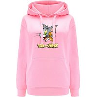 Tom & Jerry Kapuzenpullover Damen Kapuzenpullover Hoodie Tom i Jerry 017 Tom & Jerry Pink von Tom & Jerry