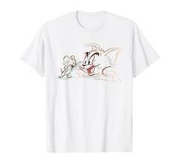 Tom & Jerry Sketch T-Shirt von Tom & Jerry