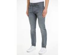 5-Pocket-Jeans TOMMY HILFIGER "TAPERED HOUSTON TH FLEX TUMON" Gr. 38, Länge 32, grau (meyer grey) Herren Jeans 5-Pocket-Jeans von Tommy Hilfiger