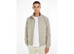 Blouson TOMMY HILFIGER "CL STAND COLLAR BLOUSON" Gr. S, grau (smooth taupe) Herren Jacken Übergangsjacken von Tommy Hilfiger