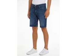 Jeansshorts TOMMY HILFIGER "BROOKLYN SHORT STR" Gr. 30, N-Gr, blau (venice blue) Herren Jeans Shorts von Tommy Hilfiger