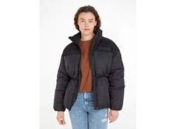 Steppjacke TOMMY HILFIGER "NEW YORK PUFFER JACKET" Gr. M (38), schwarz (black) Damen Jacken Steppjacken mit verstellbarem Bund an der Taille von Tommy Hilfiger