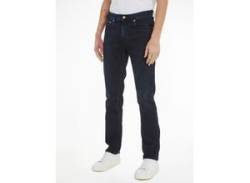 Straight-Jeans TOMMY HILFIGER "STRAIGHT DENTON STR" Gr. 33, Länge 32, blau (meek blue black) Herren Jeans Straight Fit von Tommy Hilfiger