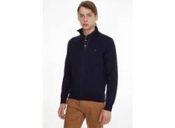 Strickjacke TOMMY HILFIGER "1985 ZIP THROUGH" Gr. XL (54), blau (desert sky) Herren Strickjacken von Tommy Hilfiger