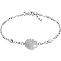 TOMMY HILFIGER Damen Armband "Dressed Up 2780460", Edelstahl, silber von Tommy Hilfiger