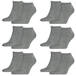 TOMMY HILFIGER Herren Flag Casual Business Sneaker Socken 12er Pack mid grey 107 - 39/42 von Tommy Hilfiger