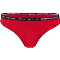 TOMMY HILFIGER Recycled Essentials Thong, Logo-Bund, für Damen, weiß, L von Tommy Hilfiger