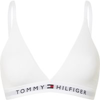 TOMMY HILFIGER Triangel-BH, bügellos, Logo-Unterbrustband, für Damen, weiß, M von Tommy Hilfiger