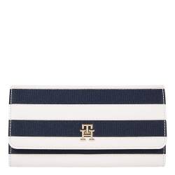 TOMMY HILFIGER - Women's striped wallet with flap - Size One size von Tommy Hilfiger