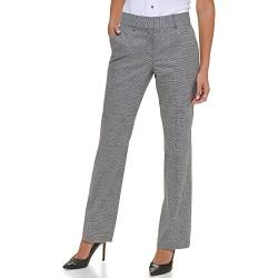 Tommy Hilfiger, Sutton Dress Pants-Business Casual Outfits für Damen, Schwarz/Elfenbein, 38 von Tommy Hilfiger