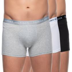 Tommy Hilfiger 3-er Set Trunks Schwarz, Grau & Weiß von Tommy Hilfiger