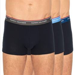 Tommy Hilfiger 3-er Set Trunks Schwarz mit verschiedenfarbigem Webbund von Tommy Hilfiger