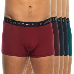 Tommy Hilfiger 5-er Set Trunks Grün, Rot & Blau von Tommy Hilfiger