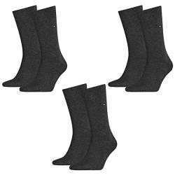 Tommy Hilfiger 6 Paar Classic Socken Gr. 39-49 Herren Business Socken, Farbe:030 - anthracite melange, Socken & Strümpfe:47-49 von Tommy Hilfiger