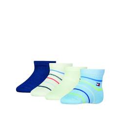 Tommy Hilfiger Baby Classic Socken, Blau/Marineblau, 15/18 (4er Pack) von Tommy Hilfiger