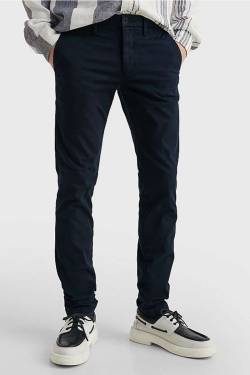 Tommy Hilfiger Bleecker Slim Fit Chino dunkelblau, Einfarbig von Tommy Hilfiger