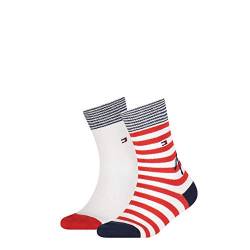 Tommy Hilfiger Boys Stripe Mesh Kids (2 Pack) Socks, Tommy original, 27-30 von Tommy Hilfiger