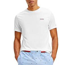 Tommy Hilfiger CN Logo T-Shirt Herren White S von Tommy Hilfiger
