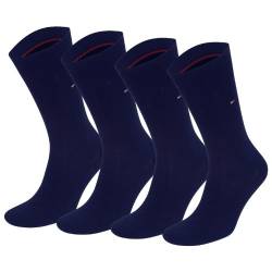 Tommy Hilfiger Classic Herren Socken. 6 Paar sehr gute Markensocken im Klassischen Design (47/49-6 Paar, dark navy) von Tommy Hilfiger