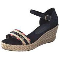 Tommy Hilfiger Corporate Webbing Low Wedge Damen blau von Tommy Hilfiger