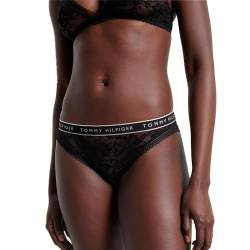 Tommy Hilfiger Damen Bikini (EXT. Sizes) UW0UW04992 Unterhosen, Schwarz (Black), M von Tommy Hilfiger