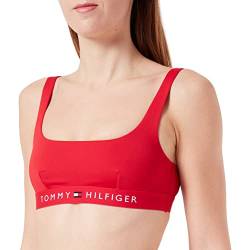 Tommy Hilfiger Damen Bikinitop Bralette Ungepolstert , Rot (Primary Red), M von Tommy Hilfiger