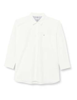 Tommy Hilfiger Damen Bluse Hemdbluse, Weiß (Th Optic White), 48 von Tommy Hilfiger