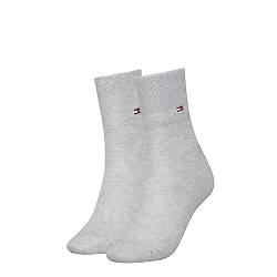 Tommy Hilfiger Damen CLSSC Sock, Grey Melange, 35/38 (2er Pack) von Tommy Hilfiger