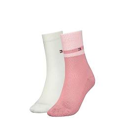 Tommy Hilfiger Damen CLSSC Sock, pink Combo, 39/42 (2er Pack) von Tommy Hilfiger