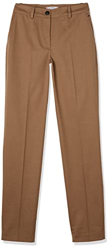 Tommy Hilfiger Damen CORE Suiting Hailey Slim Pant WW0WW37422 Gewebte Hosen, Braun (Countryside Khaki), 32W von Tommy Hilfiger