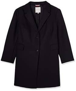 Tommy Hilfiger Damen CRV Wool Blend Classic Coat WW0WW37502 Gewebte Mäntel, Blau (Desert Sky), 52 von Tommy Hilfiger