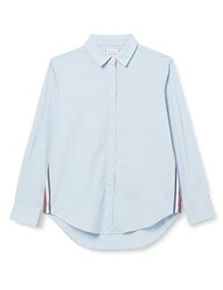 Tommy Hilfiger Damen Cotton N Relaxed Monica Ls Hemden/gewebte Oberteile, Breezy Blue, 38 von Tommy Hilfiger